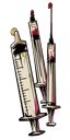 Bundle of Syringes